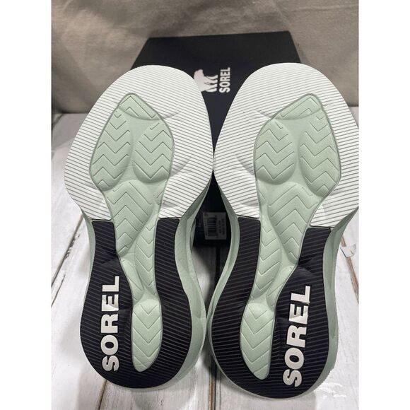 Sorel Women's Explorer Defy Mid Sneakers - Sea Salt 6 - Picture 4 of 7